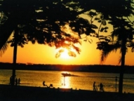 Pr do Sol na Lagoa Maior, Trs Lagoas - MS